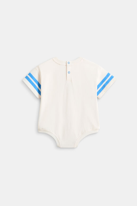 Sporty Logo Romper  Classic Cream  hi-res
