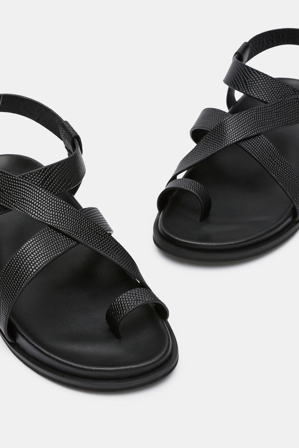 Tori Footbed Sandal  Black