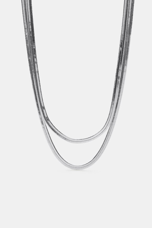 Double Layer Necklace  Silver  hi-res