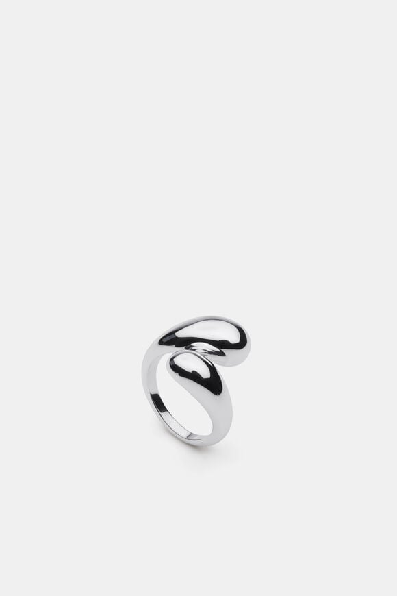 Crossover Ring  Silver  hi-res