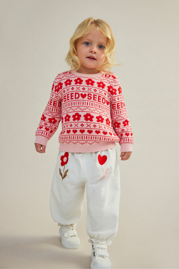 Fairisle Sweater  Rose Petal  hi-res