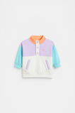 Colourblock Snap Sweat  Multi  hi-res