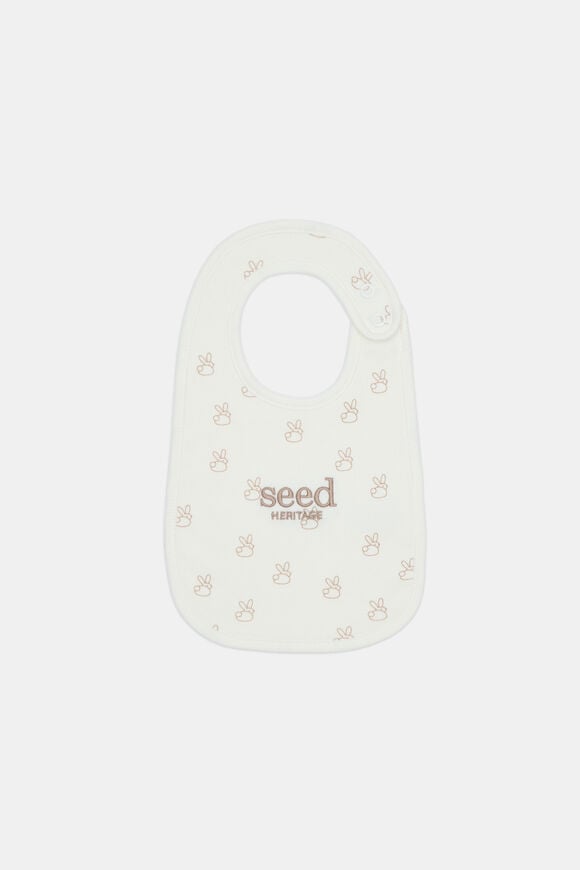 Bunny Logo Bib  Classic Cream  hi-res