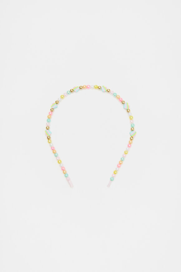 Summer Bead Alice Band  Multi  hi-res