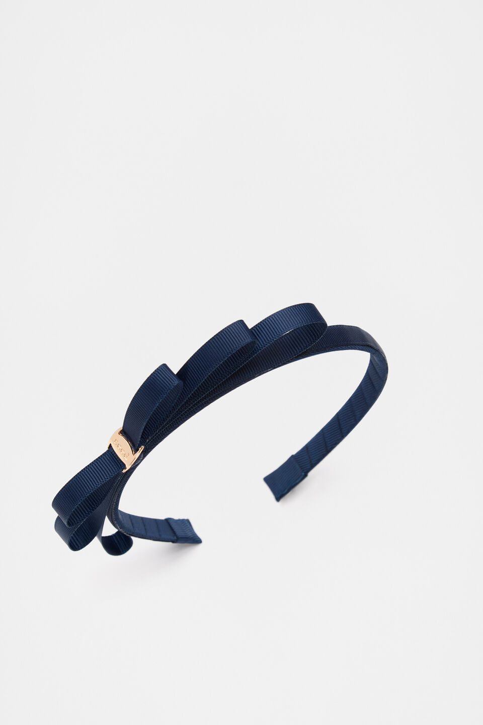 Heritage Bow Headband  Navy
