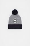 Colourblock Initial Beanie  S  hi-res