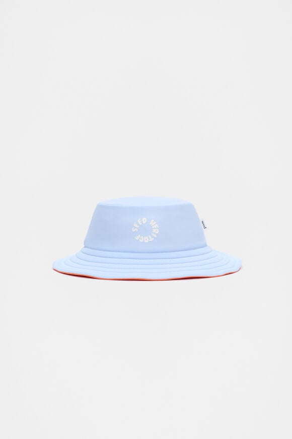 Mini Logo Swim Hat  Luna Blue  hi-res