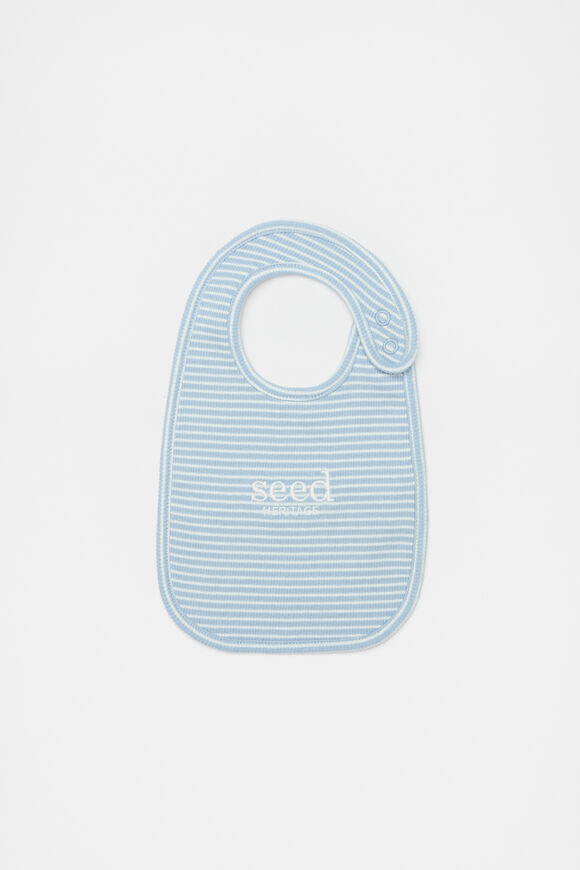 Core Rib Logo Bib  Blue Stripe  hi-res