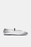 Ariel Ballet Flat  Silver  hi-res