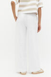 Textured Wide Leg Pant  Whisper White  hi-res