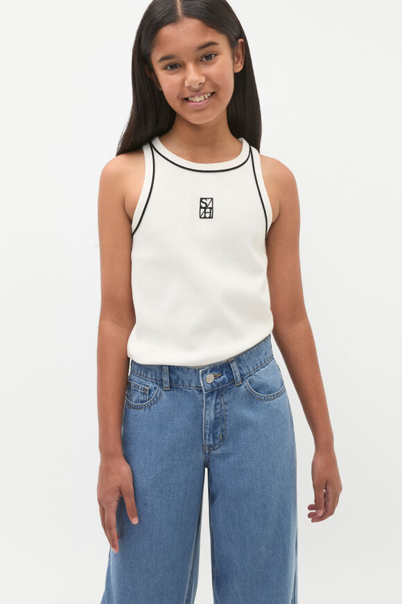 Core Logo Rib Tank  Canvas  hi-res