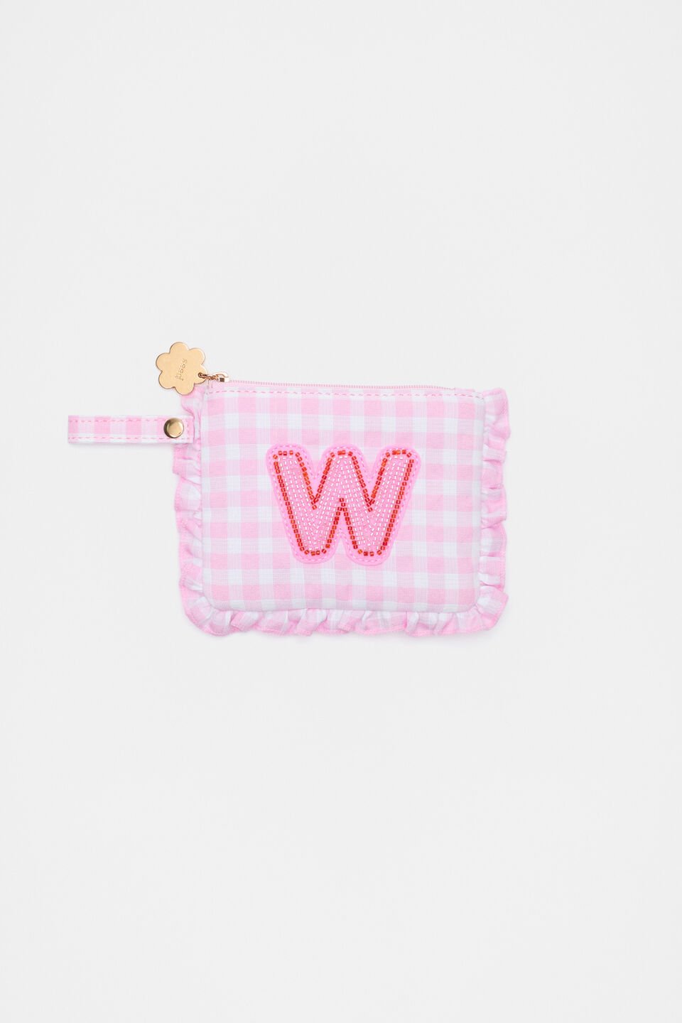 Beaded Initial Purse  W