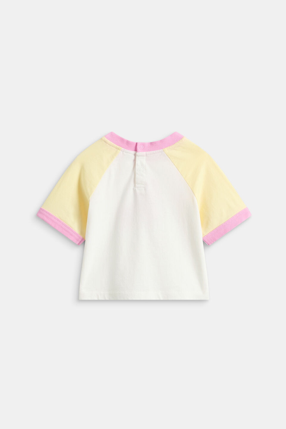 Bunny Colourblock Tee  Classic Cream