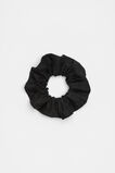 Linen Scrunchie  Black  hi-res