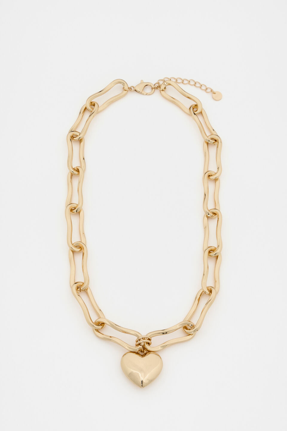 Heart Necklace  Gold