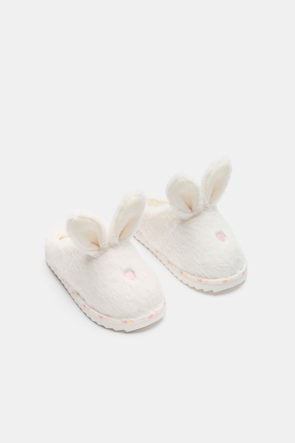 Bunny Mule Slipper  Classic Cream Multi