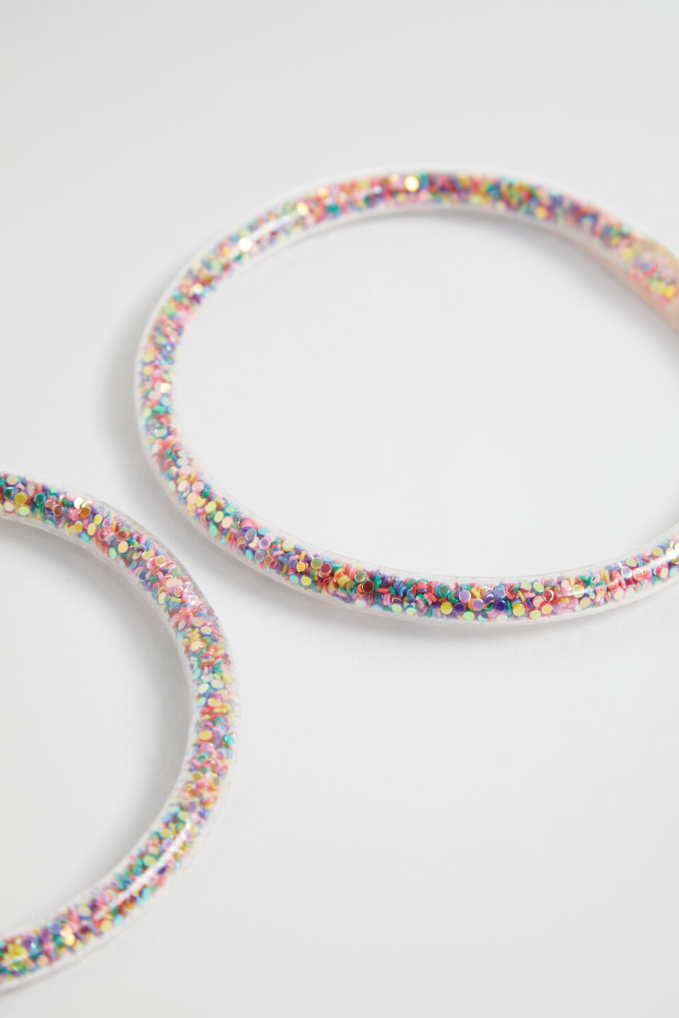 Glitter Bangle Pack  Rainbow