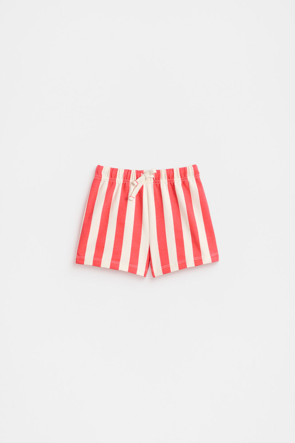 Core Stripe Logo Short  Strawberry Red