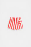Core Stripe Logo Short  Strawberry Red  hi-res