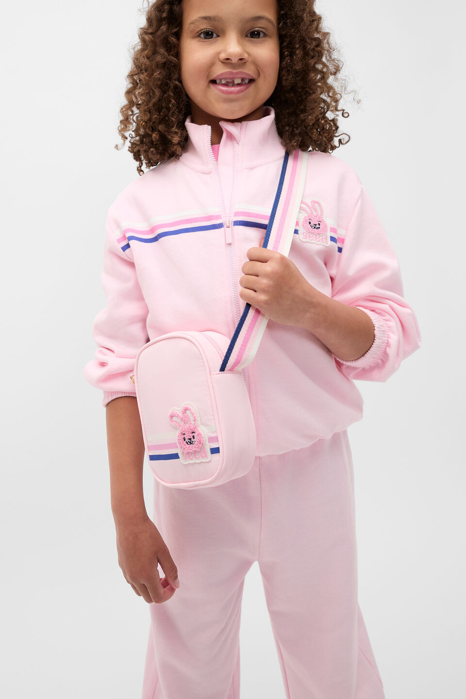 Bunny Cross Body Bag  Pink Multi