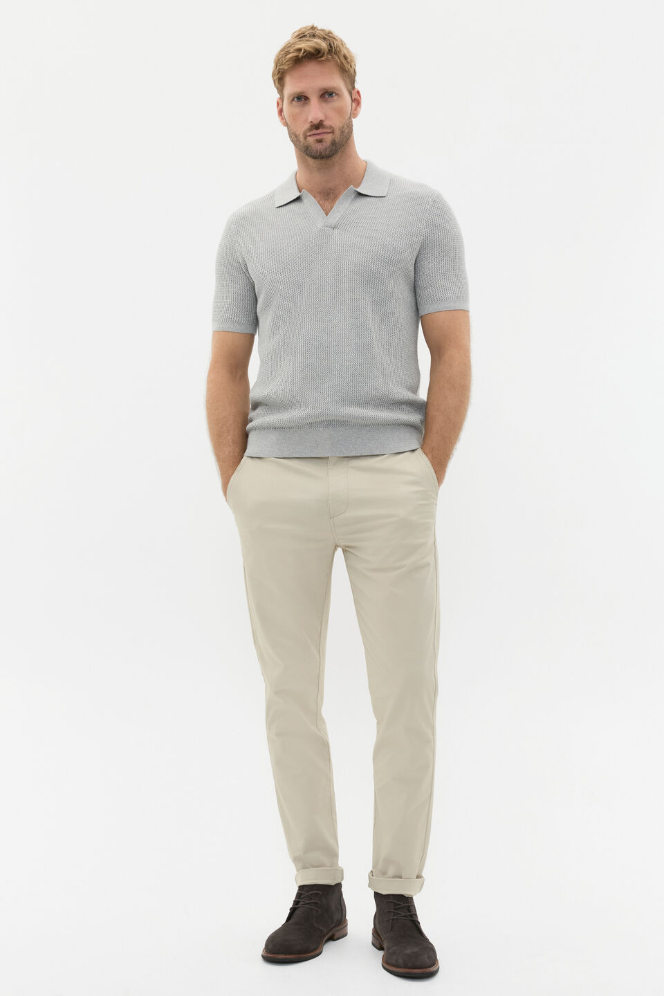 Classic Trophy Polo  Silver Marle