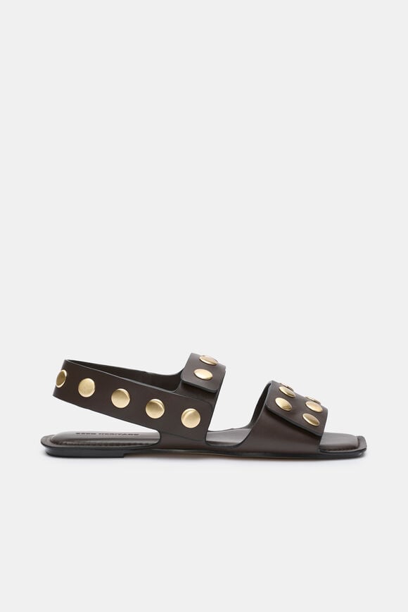 Pippa Studded Sandal  Chocolate  hi-res