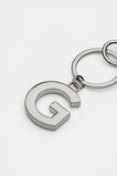 Silver Initials Keyring  G  hi-res