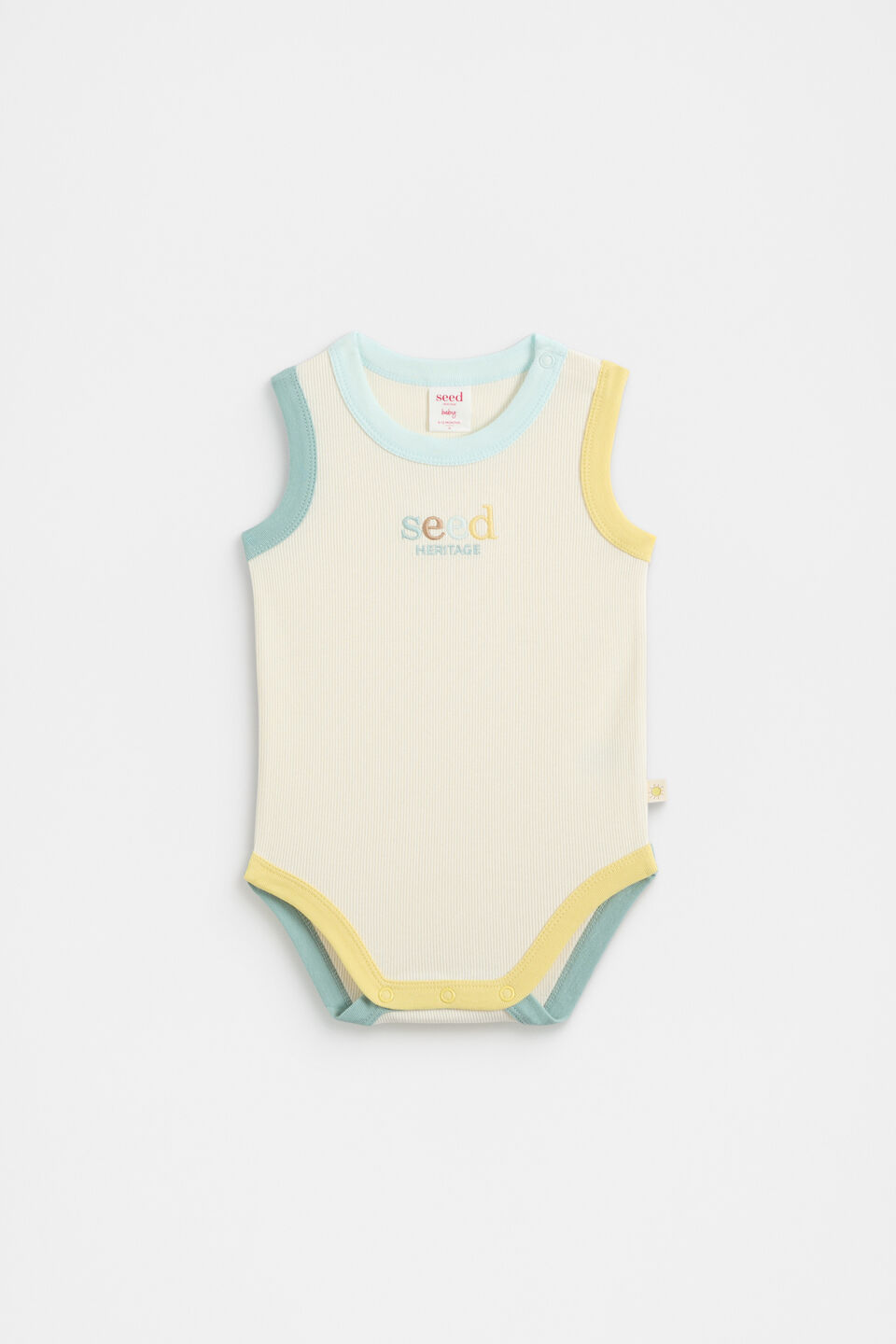 Multi Logo Bodysuit  Buttermilk