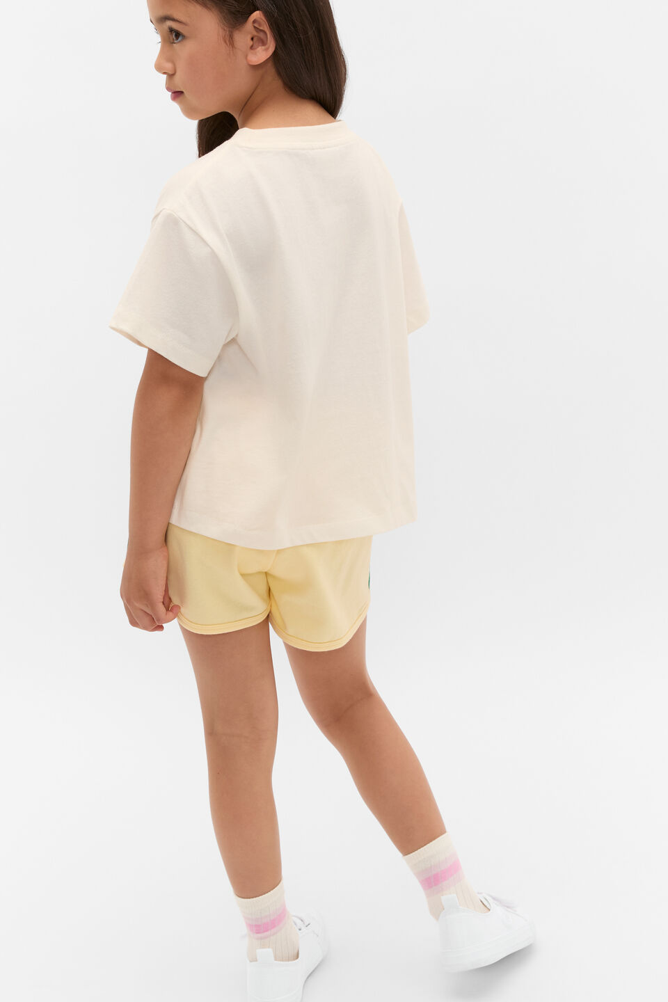 Sporty Logo Tee  Classic Cream