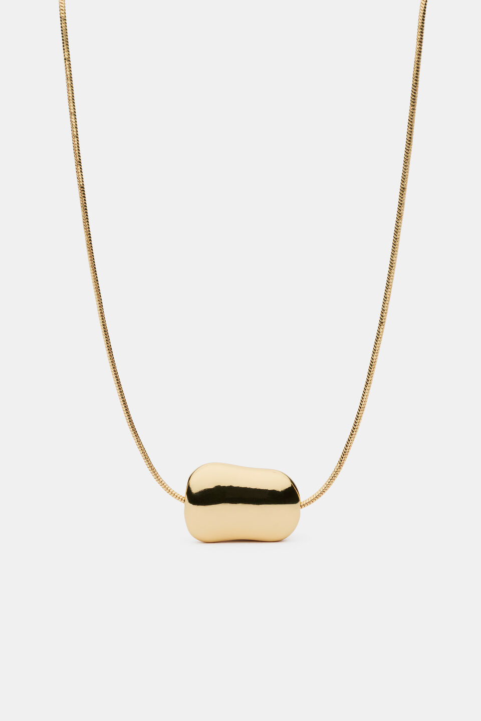 Pebble Necklace  Gold