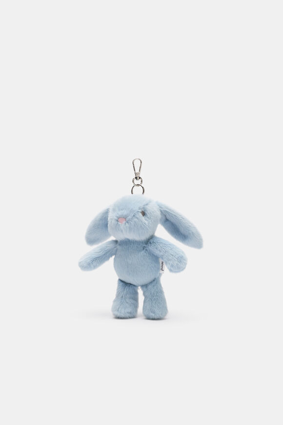 Bunny Bag Charm  Grey  hi-res