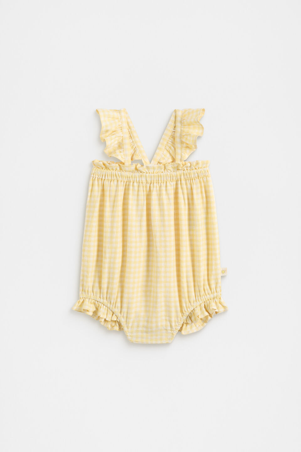 Gingham Frill Romper  Daisy