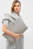 Softly Structured Leather Tote  Slate  hi-res