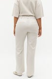 Wool Blend Tailored Pant  Oat  hi-res