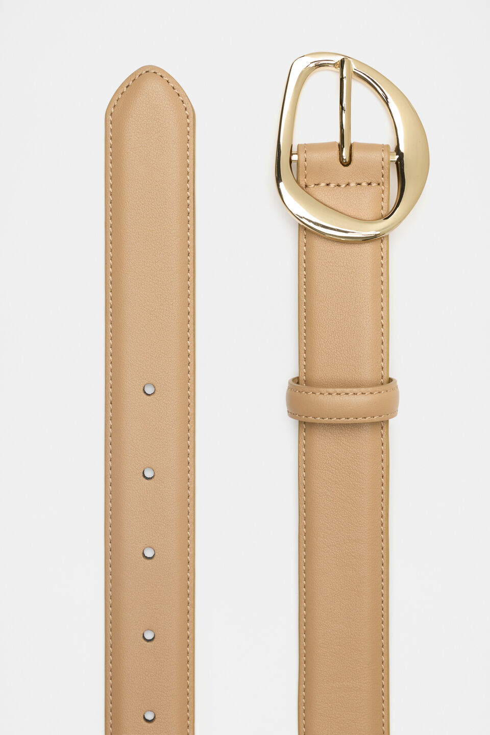 Everly Buckle Belt  Caramel