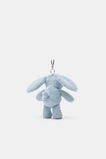 Bunny Bag Charm  Grey  hi-res