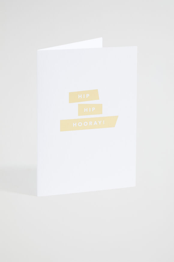 Greeting Card  Hooray  hi-res