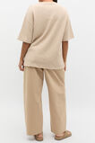 Textured Longline Boxy Tee  Iced Latte Twist  hi-res