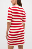 Textured Stripe Knit Mini Dress  Poppy Stripe  hi-res