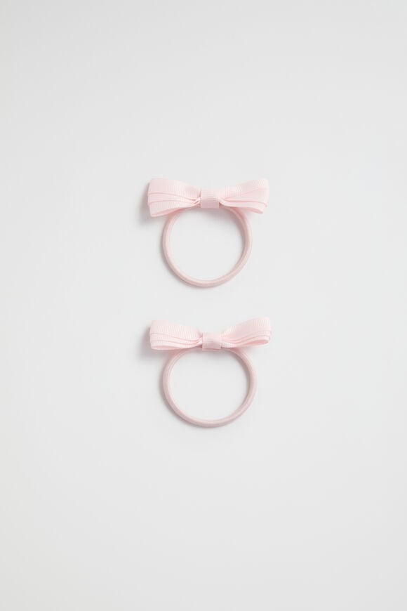 Grosgrain Bow Elastic Pack  Dusty Rose  hi-res