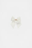 Heritage Scallop Bow Duck Clip  Classic Cream  hi-res