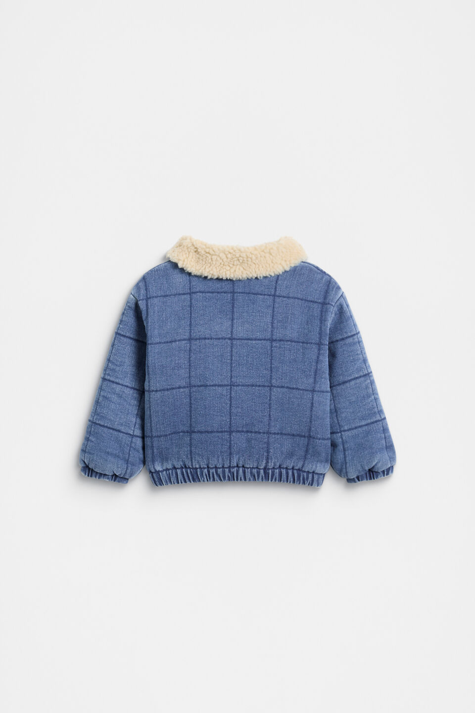 Denim Bomber Jacket  Mid Blue Wash