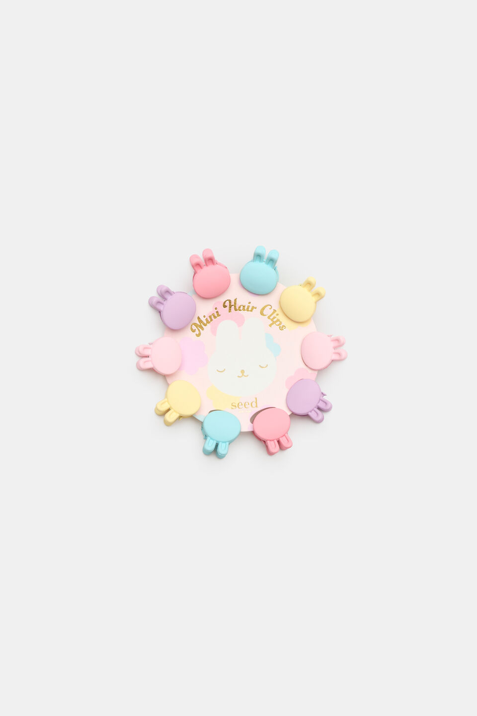 Bunny Flower Clip Wheel  Multi