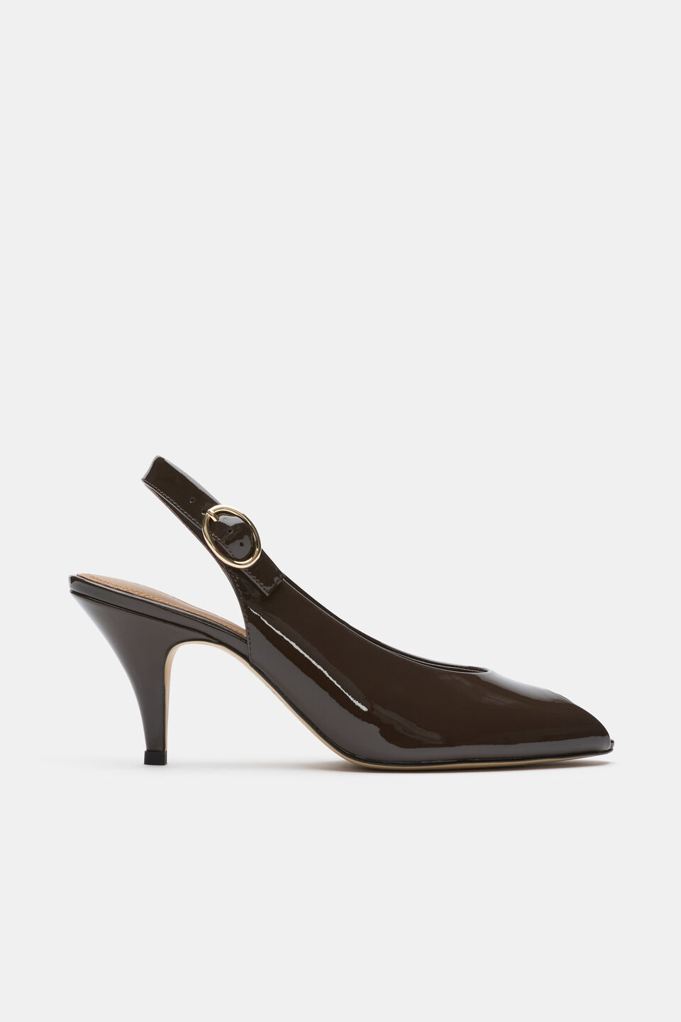 Emery Peep Toe Heel  Chocolate