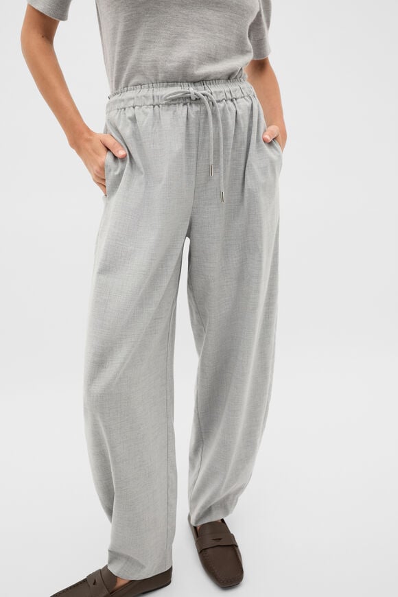 Soft Suiting Barrel Leg Pant  Pale Slate Crossdye  hi-res