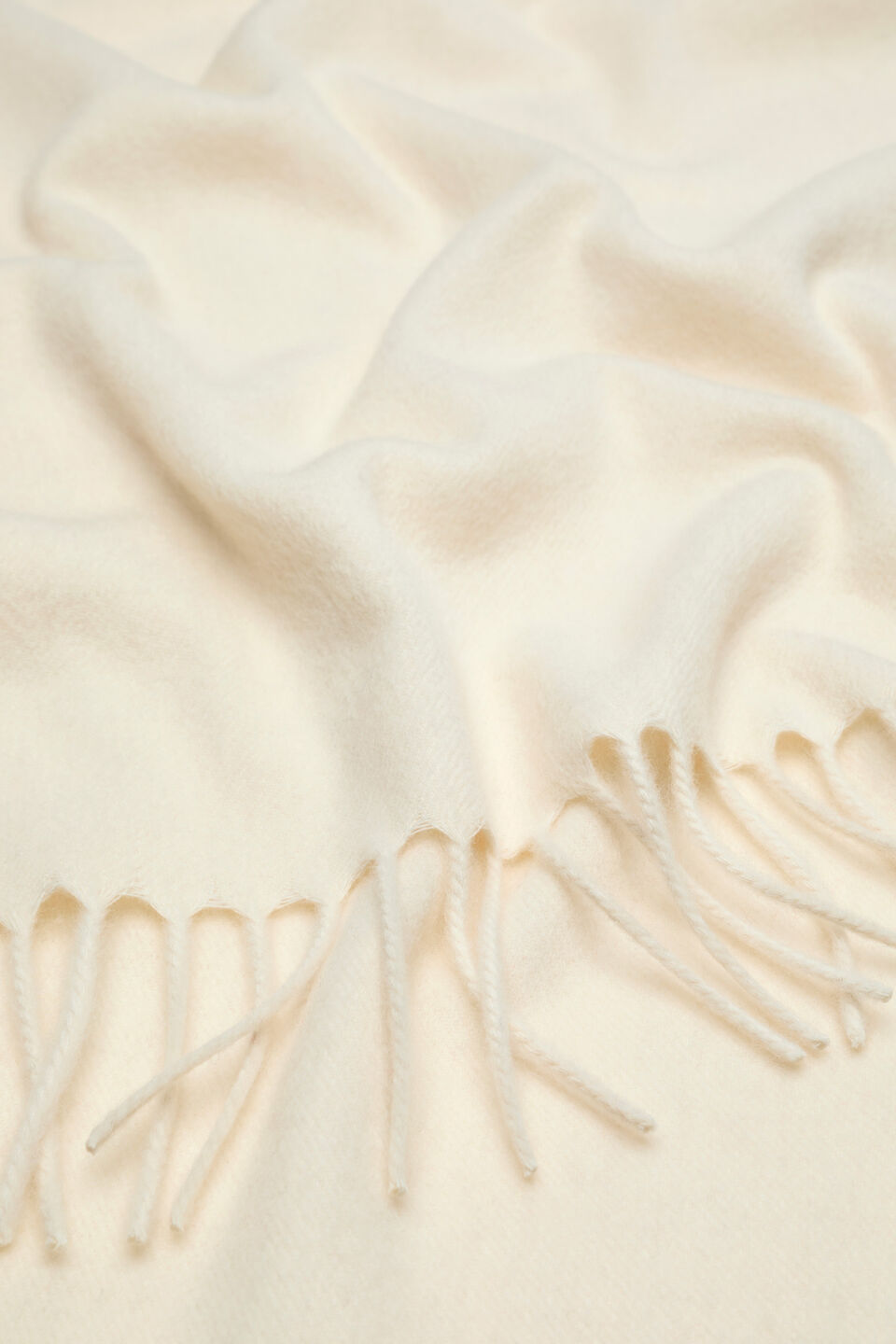 Super Soft Wool Scarf  Coconut Cream