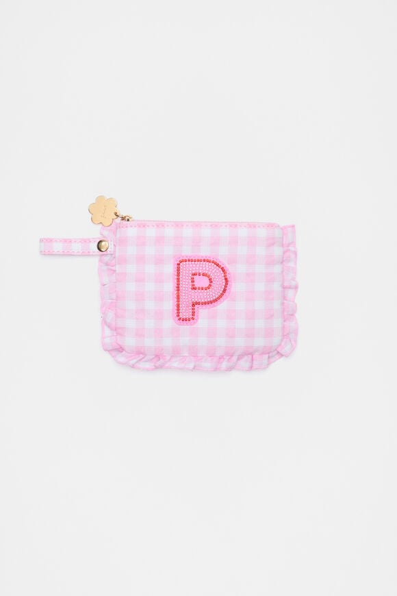 Beaded Initial Purse  P  hi-res