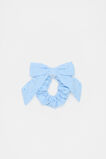 Broderie Charm Bow Scrunchies  Luna Blue  hi-res