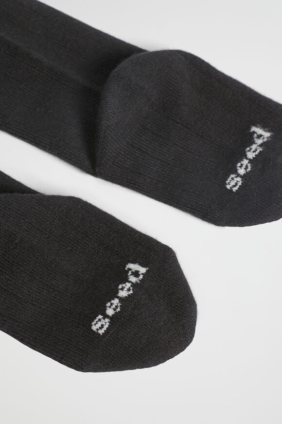 Rib Full Length Tight  Black  hi-res