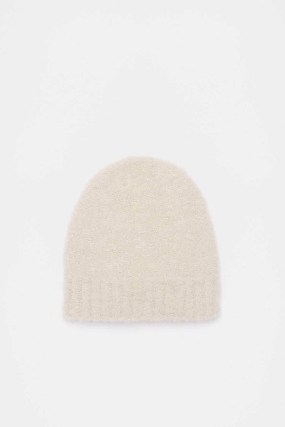 Boucle Beanie  Oat Marle